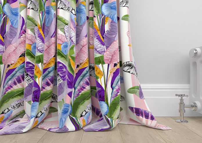 Palm Springs, Pink Stripe - Made To Measure Curtains - Image 6